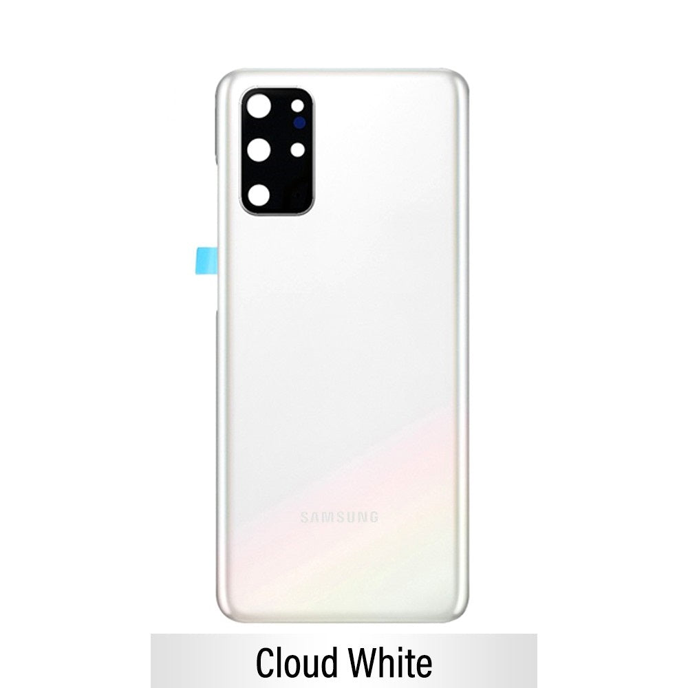 Rear Cover Glass For Samsung Galaxy S20 Plus G985F / S986B GH82-22032B (Gold)-Cloud White Rear Cover Glass For Samsung Galaxy S20 Plus G985F / S986B GH82-22032B (Gold)-Cloud White
